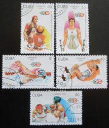 Potov znmky Kuba 1993 Karibsk hry Mi# 3711-15