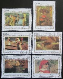 Potov znmky Kuba 1993 Umenie, Joaquin Sorolla Mi# 3676-81 - zvi obrzok