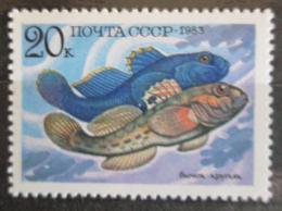 Poštová známka SSSR 1983 Neogobius melanostomus Mi# 5297