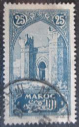 Poštová známka Francúzské Maroko 1917 Mestská brána Chella Mi# 28