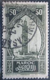 Poštová známka Francúzské Maroko 1927 Vìž v Marakéši Mi# 65