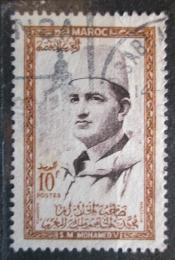 Poštová známka Maroko 1956 Sultan Mohammed V Mi# 409