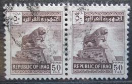Poštové známky Irak 1963 Babylonský lev, pár Mi# 361