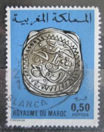 Poštová známka Maroko 1976 Stará mince Mi# 825