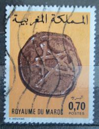 Poštová známka Maroko 1976 Stará mince Mi# 849