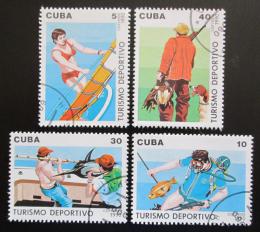Potov znmky Kuba 1990 portovn turistika Mi# 3398-3401