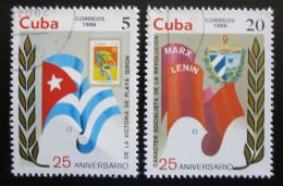 Potov znmky Kuba 1986 Vro Mi# 3012-13