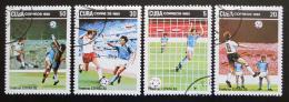 Poštové známky Kuba 1982 MS ve futbale Mi# 2685-88