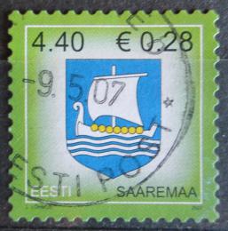 Potov znmka Estnsko 2007 Znak Saaremaa Mi# 575 - zvi obrzok