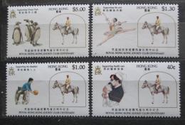 Poštové známky Hongkong 1984 Žokejský klub Royal Hongkong Mi# 435-38 Kat 20€