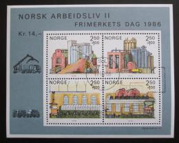 Poštové známky Nórsko 1986 Partnerská mìsta Mi# Block 6 Kat 8€