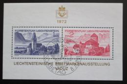 Poštové známky Lichtenštajnsko 1972 Výstava LIBA Mi# Block 9