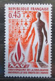 Poštová známka Francúzsko 1973 Deklarace lidských práv, 25. výroèie Mi# 1861