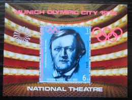 Poštová známka Jemen 1971 LOH Mnichov, Richard Wagner Mi# Block 155 Kat 12€