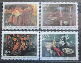 Poštové známky JAR 1985 Umenie, Frans Oerder Mi# 665-68