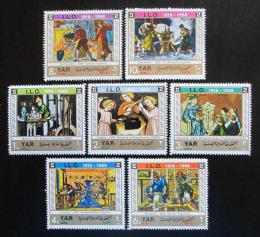 Poštové známky Jemen 1969 ILO, 50. výroèie Mi# 938-44 Kat 9€