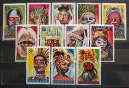 Poštové známky Guinea 1965 Tanec a masky TOP SET Mi# 274-85 Kat 14€