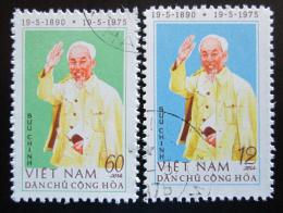 Poštové známky Vietnam 1975 Ho Chi Minh Mi# 811-12 