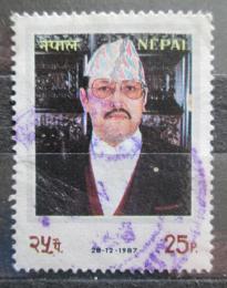Potov znmka Nepl 1987 Kr Birendra Mi# 485 - zvi obrzok