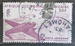 Poštová známka Francúzska Západní Afrika 1947 Dopravní letadlo Mi# 54