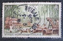 Poštová známka Francúzska Západní Afrika 1954 Tìžba døeva Mi# 67