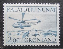 Poštovní známka Grónsko 1977 Helikoptéra Mi# 100