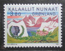Poštová známka Grónsko 1985 Medzinárodný rok mládeže Mi# 160