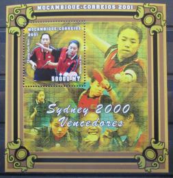 Poštová známka Mozambik 2001 LOH Sydney Mi# Block 81 Kat 10€