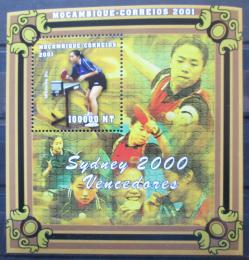 Poštová známka Mozambik 2001 LOH Sydney Mi# Block 84 Kat 10€
