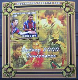 Poštová známka Mozambik 2001 LOH Sydney Mi# Block 85 Kat 10€