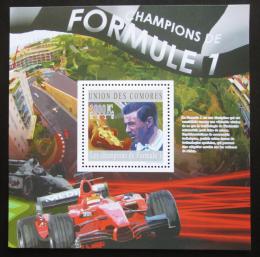 Potov znmka Komory 2010 Formule 1 Mi# Block 591 Kat 15
