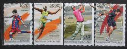 Poštové známky Burundi 2012 Športovní legendy Mi# 2300-03 Kat 10€