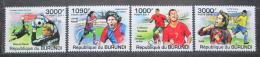 Poštové známky Burundi 2011 Futbalisti Mi# 2142-45 Kat 9.50€