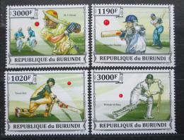 Potov znmky Burundi 2013 Kriket Mi# 3283-86 Kat 10