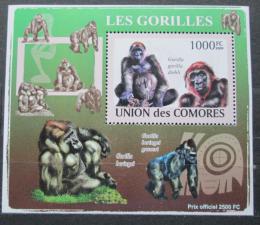 Poštová známka Komory 2009 Gorily Mi# 2147 Block