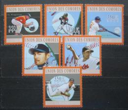 Poštové známky Komory 2010 Baseball Mi# 2782-87 Kat 10€
