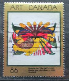 Potov znmka Kanada 1993 Indinsk umenie, Kenojuak Ashevak Mi# 1355 - zvi obrzok