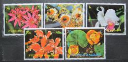 Poštové známky Fudžajra 1972 Kvety Mi# 1332-36