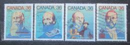 Poštové známky Kanada 1987 Vynálezci Mi# 1048-51