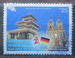 Poštová známka Nepál 2008 Diplomatické vztahy s Nìmeckem Mi# 945