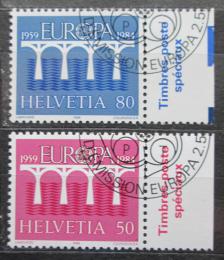 Poštové známky Švýcarsko 1984 Európa CEPT Mi# 1270-71