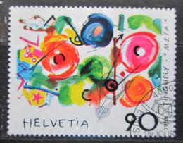 Poštová známka Švýcarsko 1988 Metamecanique, Jean Tinguely Mi# 1380 Kat 4€