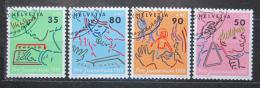 Poštové známky Švýcarsko 1988 Vývoj dítìte Mi# 1381-84 Kat 5€