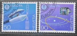 Poštové známky Švýcarsko 1991 Európa CEPT, prieskum vesmíru Mi# 1444-45