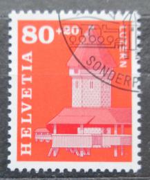 Poštová známka Švýcarsko 1993 Most v Luzernu Mi# 1511