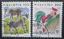 Poštové známky Švýcarsko 1994 Zvieratá Mi# 1531-32 Kat 3.50€