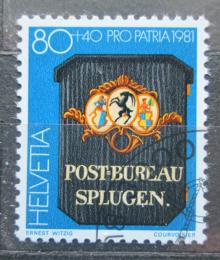 Poštová známka Švýcarsko 1981 Poštovní znak Mi# 1202