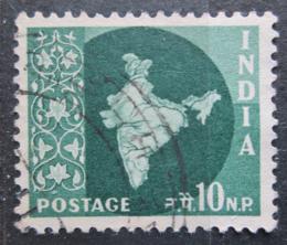Potov znmka India 1957 Mapa India Mi# 265