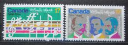 Poštové známky Kanada 1980 Státní hymna Mi# 768-69