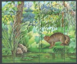 Poštová známka Moldavsko 2006 Divoká maèka Mi# Block 36